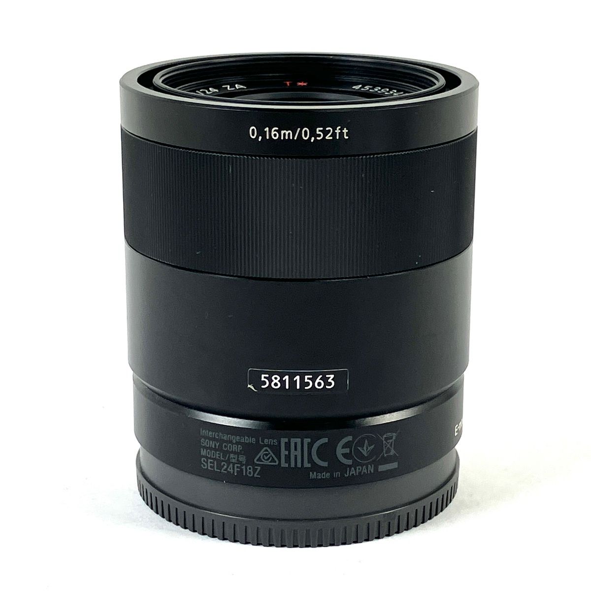 ソニー SONY Sonnar T* E 24mm F1.8 ZA SEL24F18Z 一眼カメラ用レンズ