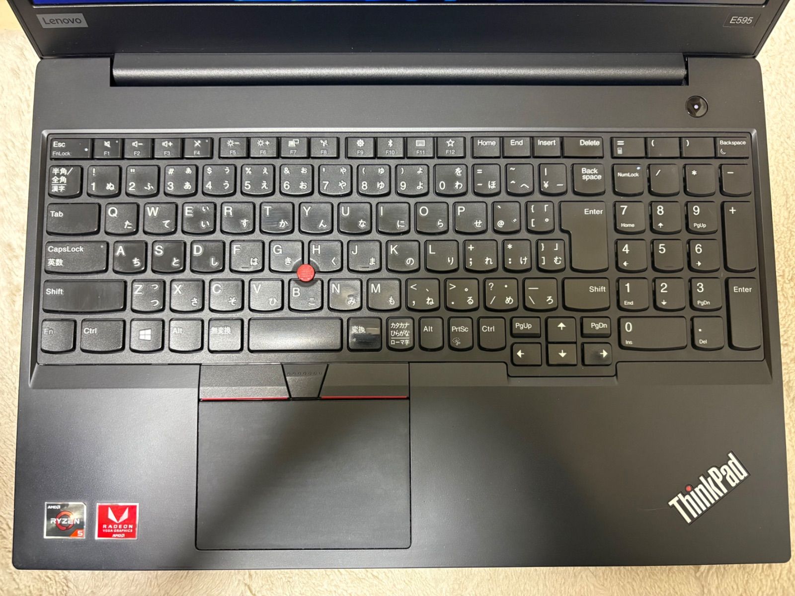 美品/即配送】Lenovo ThinkPad E595 Windows11 SSD256GB メモリ8GB AMD