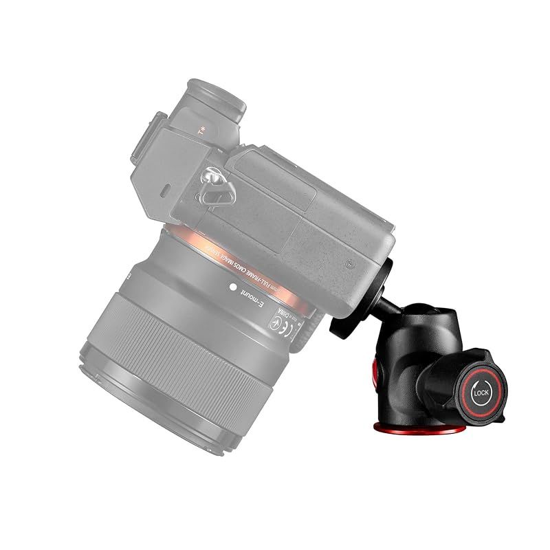マンフロット Manfrotto MH 492 BH センターボール雲台 カメラ雲台 自重140 g 耐荷重5 kg 1 4インチネジ止め式 クロス付属 JP 0