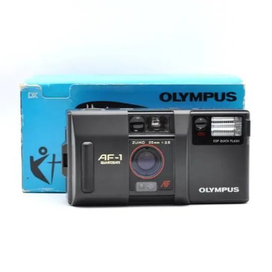 元箱付き、動作OK】OLYMPUS AF-1 オリンパス コンパクトフィルム