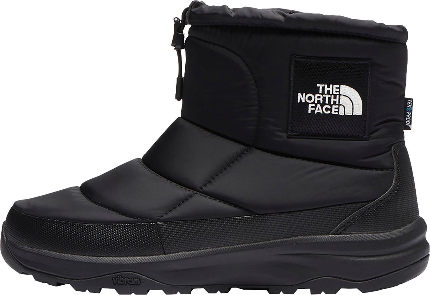 ザ・ノース・フェイス THE NORTH FACE アウトドア ヌプシ ブーティ ウォータープルーフ ロゴ ショート メンズ レディース 靴 スノーブーツ 冬 キャンプ 防寒 防水 撥水 保温 軽量 雪道 NF52280 KW TNFブラック×TNFホワイト