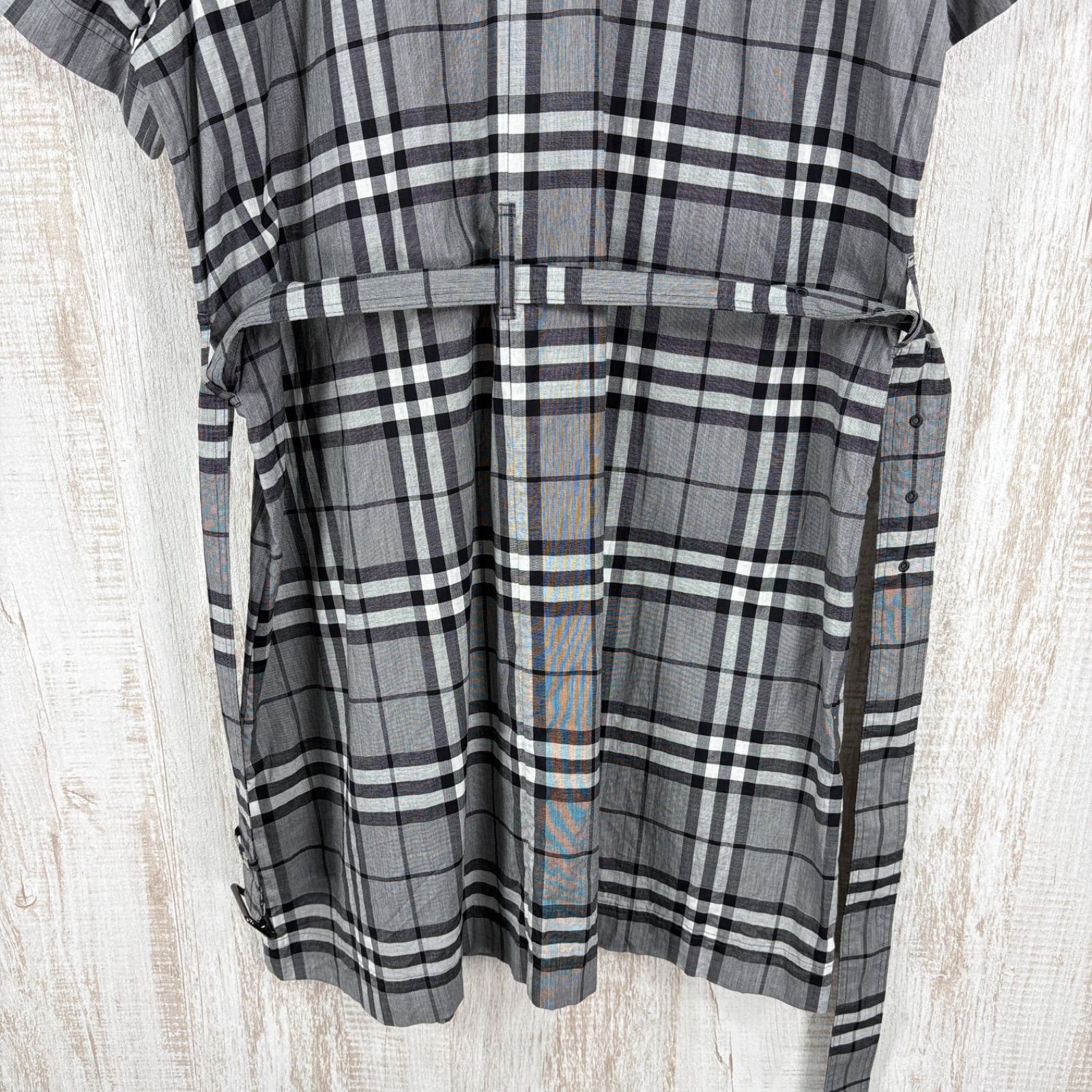 美品 BURBERRY LONDON バーバリーロンドン チェック ベルト付き 2way