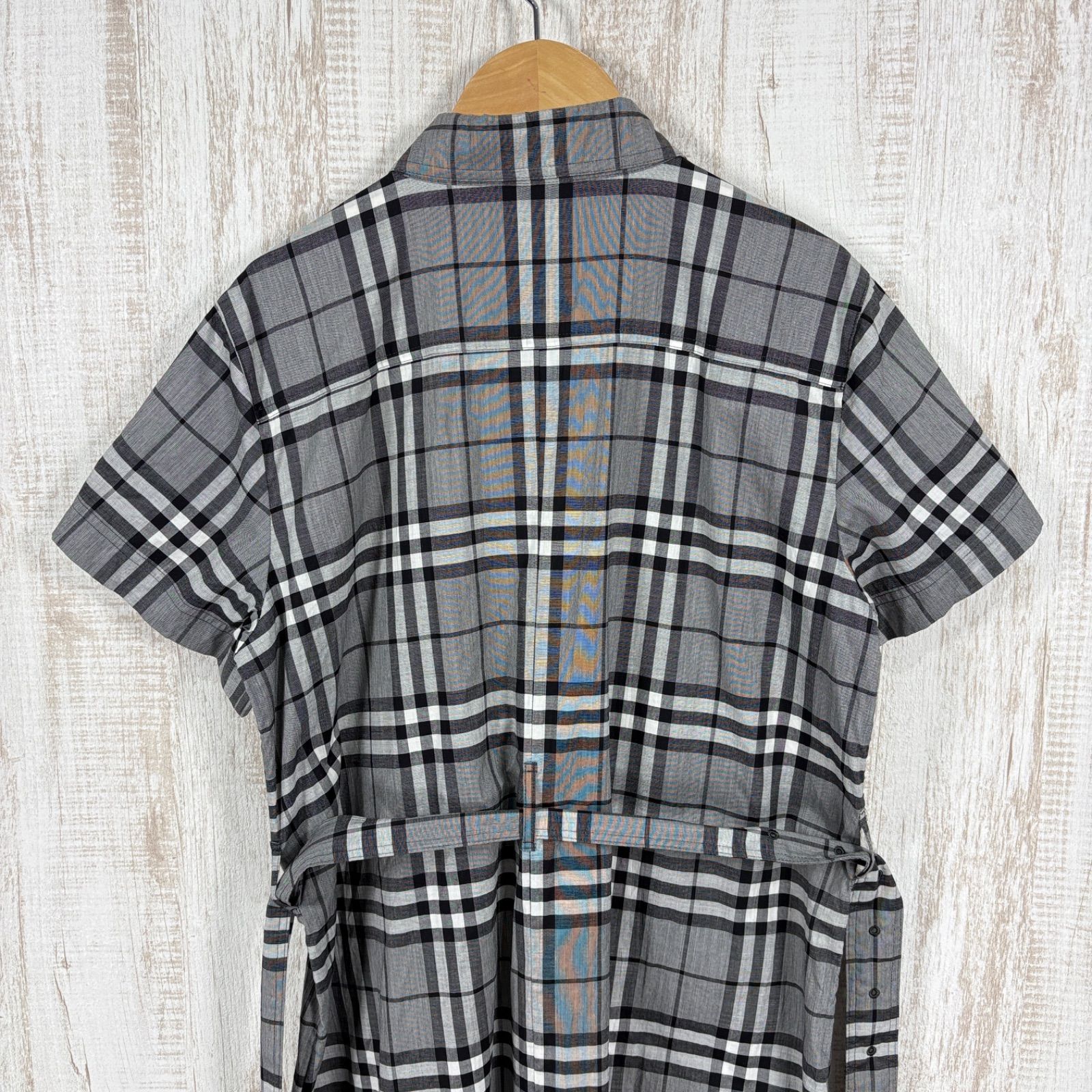 美品 BURBERRY LONDON バーバリーロンドン チェック ベルト付き 2way