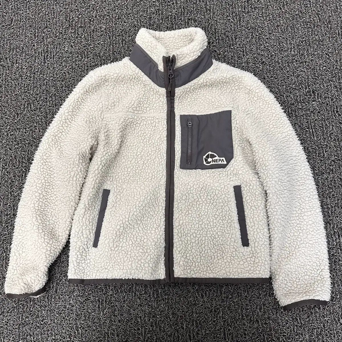 NEPA ボア キッズ フリース フリースハーフ ボアフリース ジャケット 