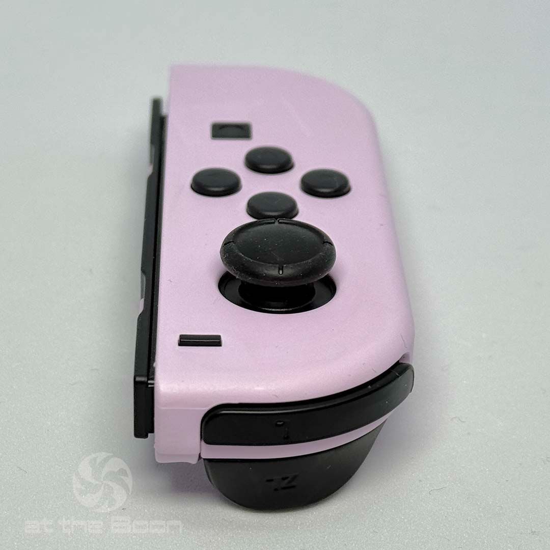 【美品】ニンテンドースイッチ　カスタムジョイコン　パープル&ホワイト　動作確認済 Nintendo Switch - ニンテンドースイッチ カスタムジョイコン パープル