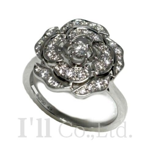 CHANEL シャネル カメリア コレクション リング J11188 750WG 41P