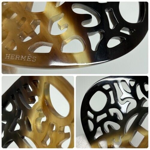 HERMES エルメス ロカイユ かんざし 052750FC バッファローホーン