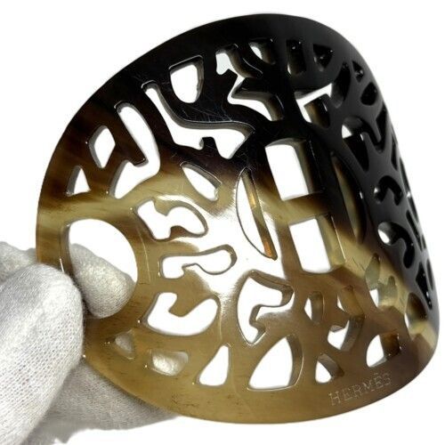 HERMES エルメス ロカイユ かんざし 052750FC バッファローホーン