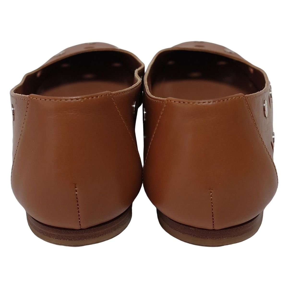 ■ 47987★年 HERMES エルメス フラットシューズ ブラウン □ 47987☆年 HERMES エルメス フラットシューズ ブラウン