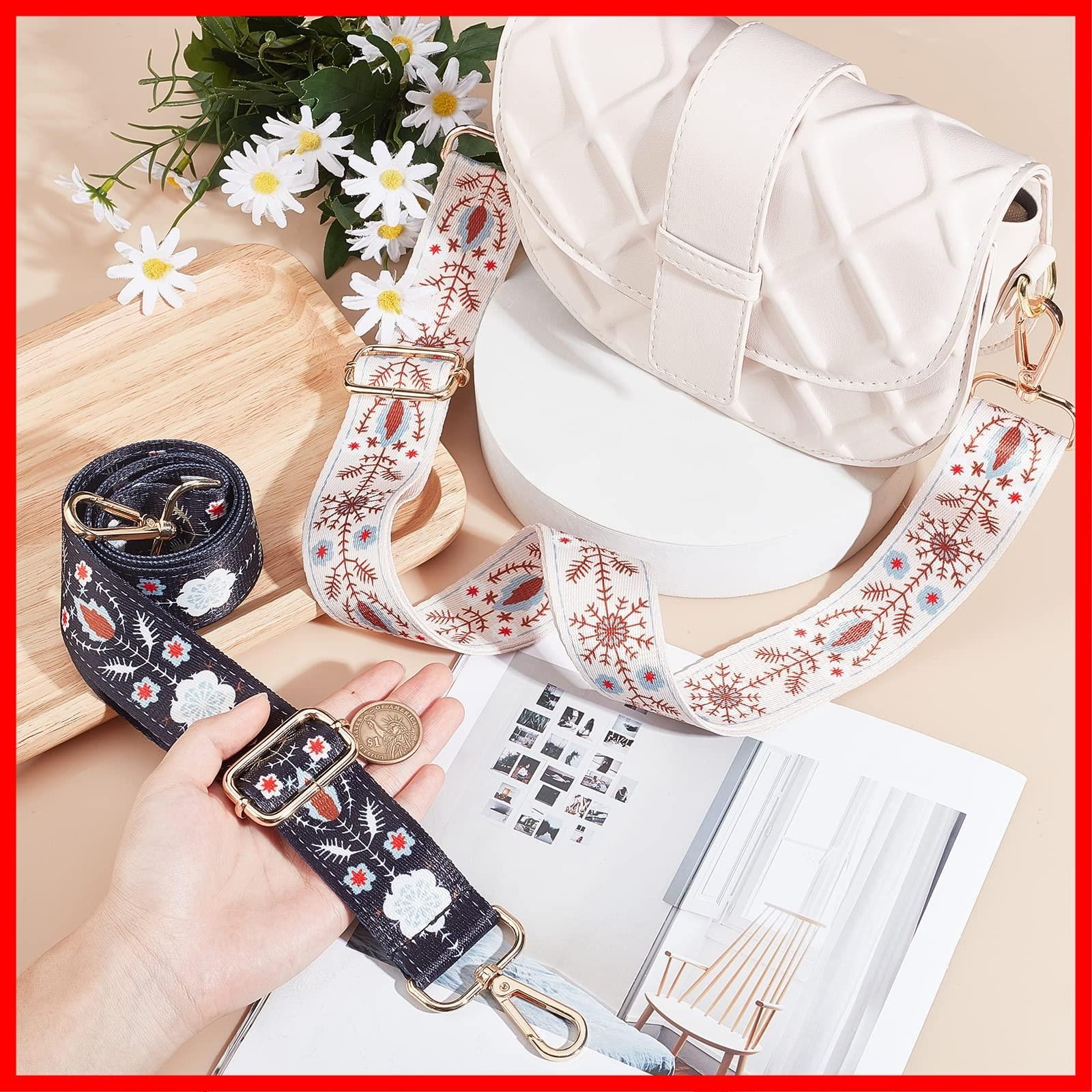 PH PandaHall] ショルダーストラップ 2本 ショルダーバッグ用 調節可能