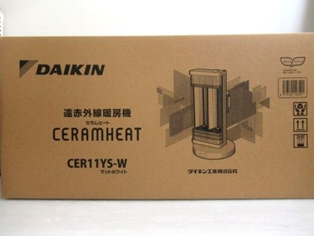 ダイキン 遠赤外線暖房機 セラムヒート マットホワイト CER11YS-W 中国