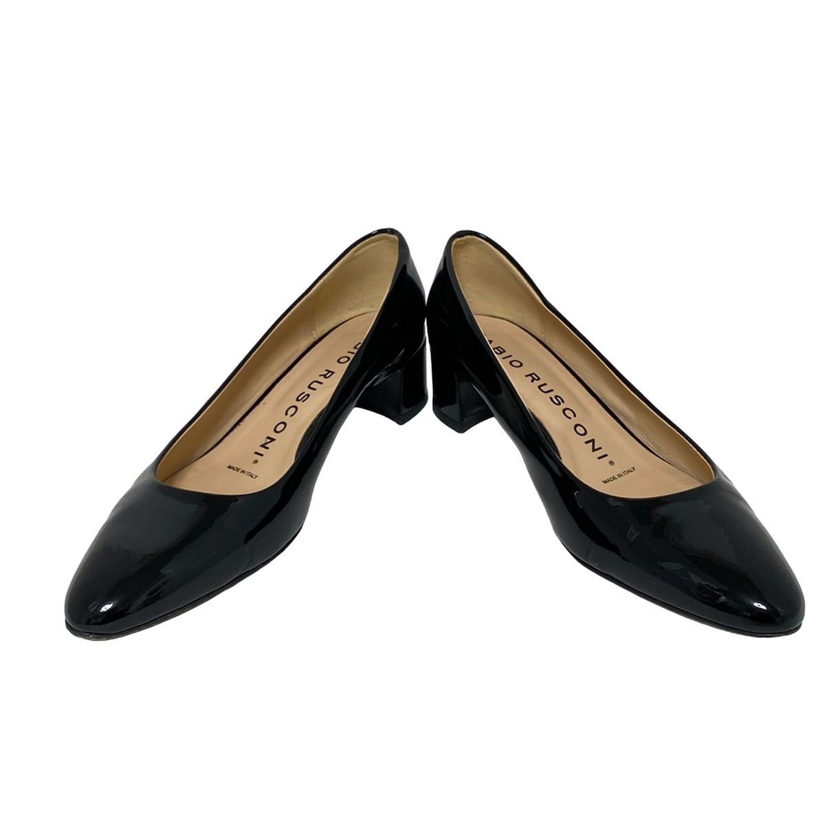 FABIO RUSCONI(ファビオルスコーニ) パンプス 37 レディース - 黒