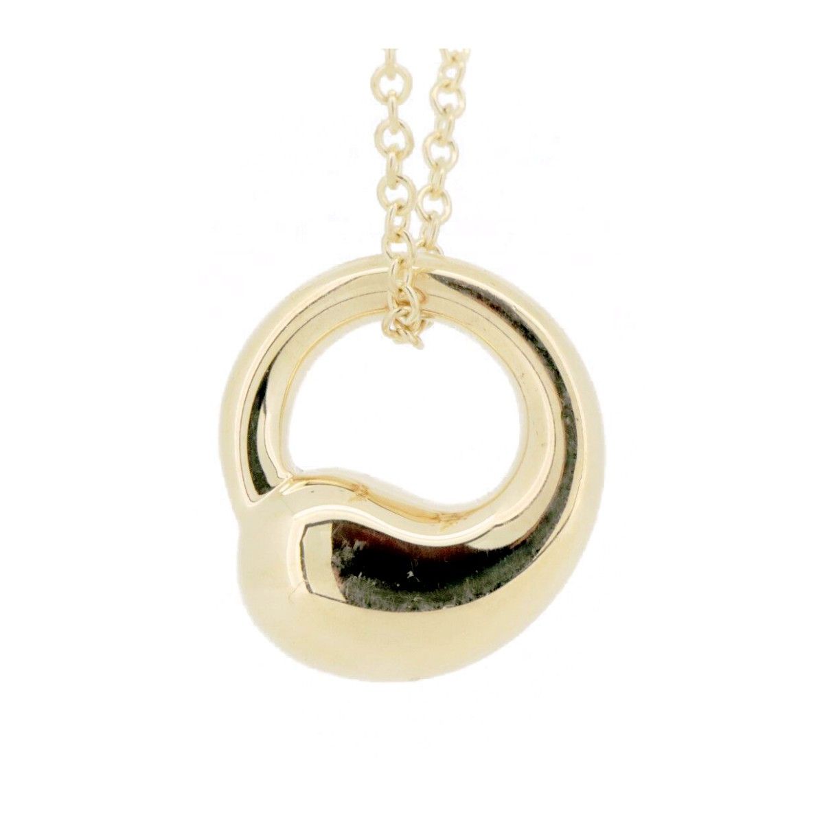 ティファニー エターナルサークル ネックレス K18YG(18金 イエロー