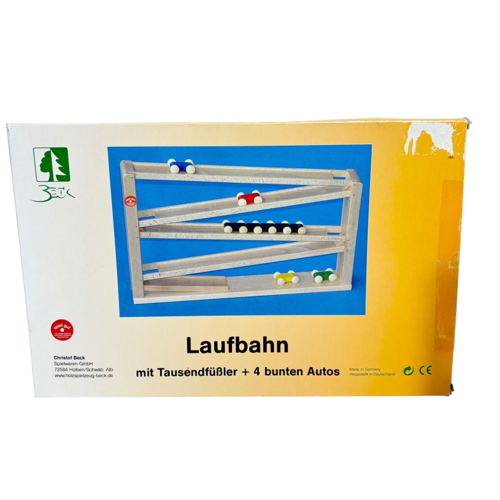 Laufbahn 知育玩具 トレインカースロープ クネクネバーン beck社