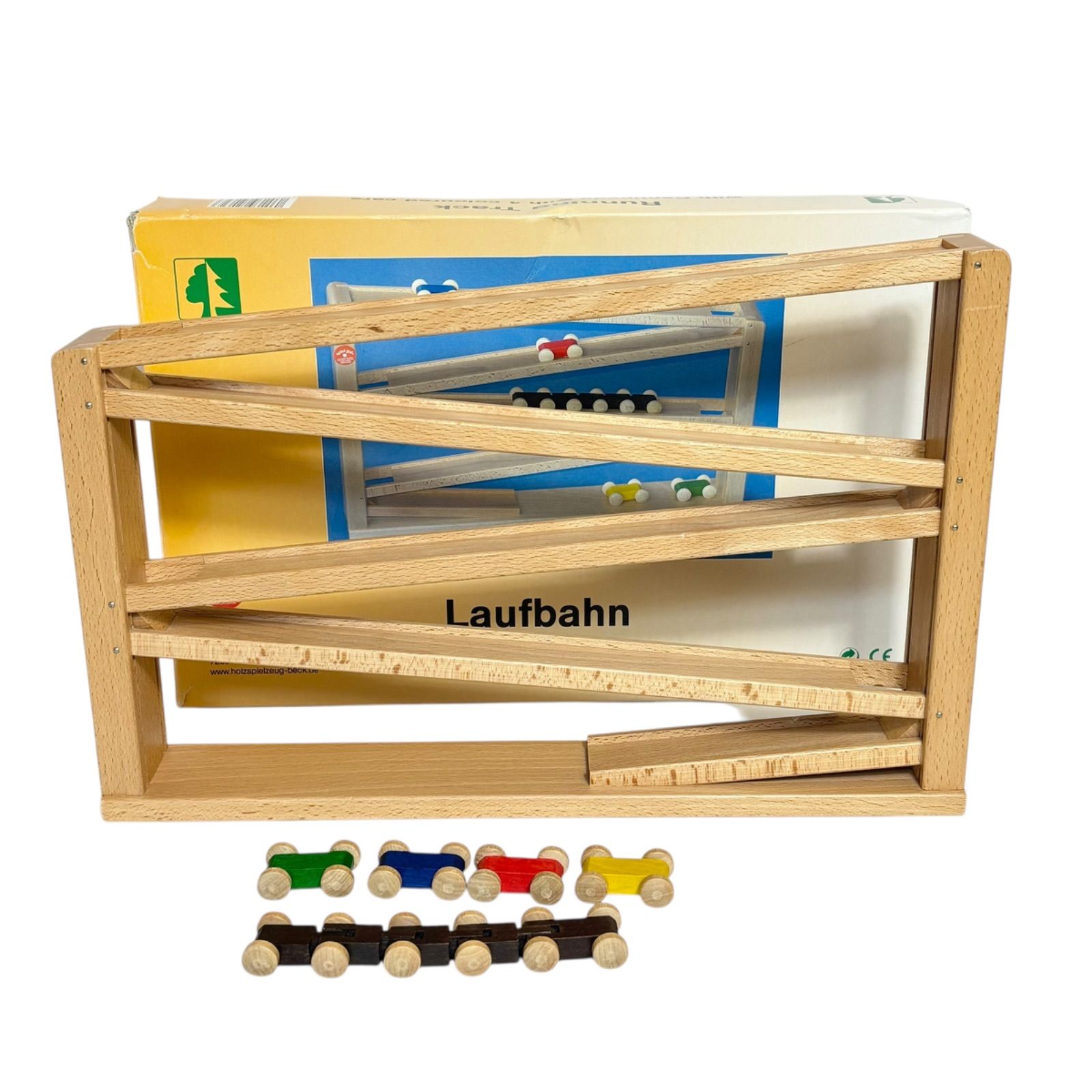 Laufbahn 知育玩具 トレインカースロープ クネクネバーン beck社