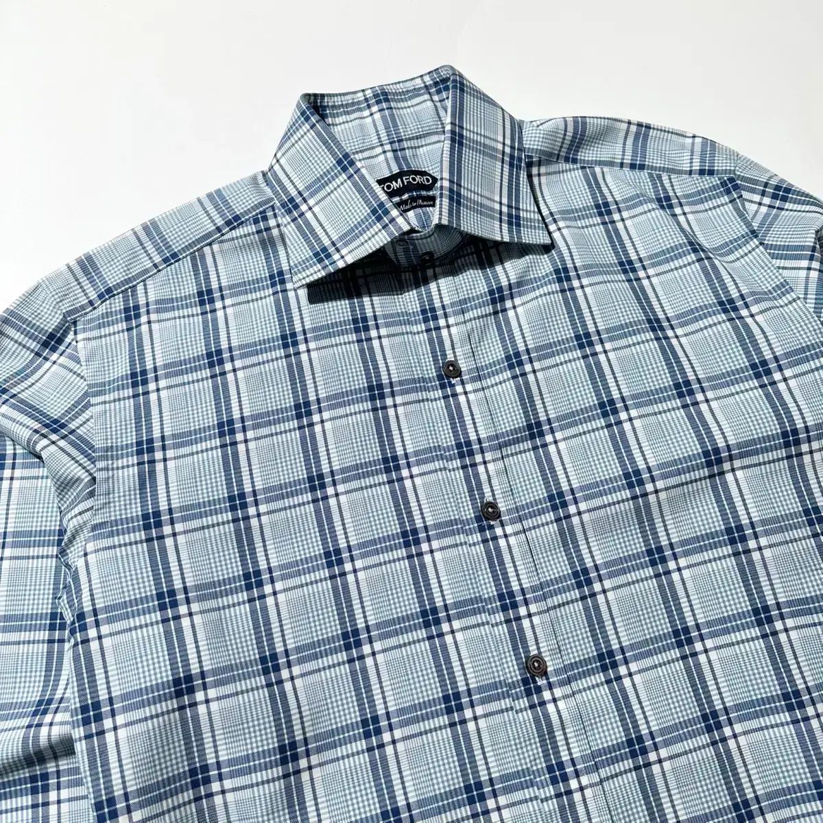 L-XL TOM FORD トムフォード チェック シャツ - メルカリ