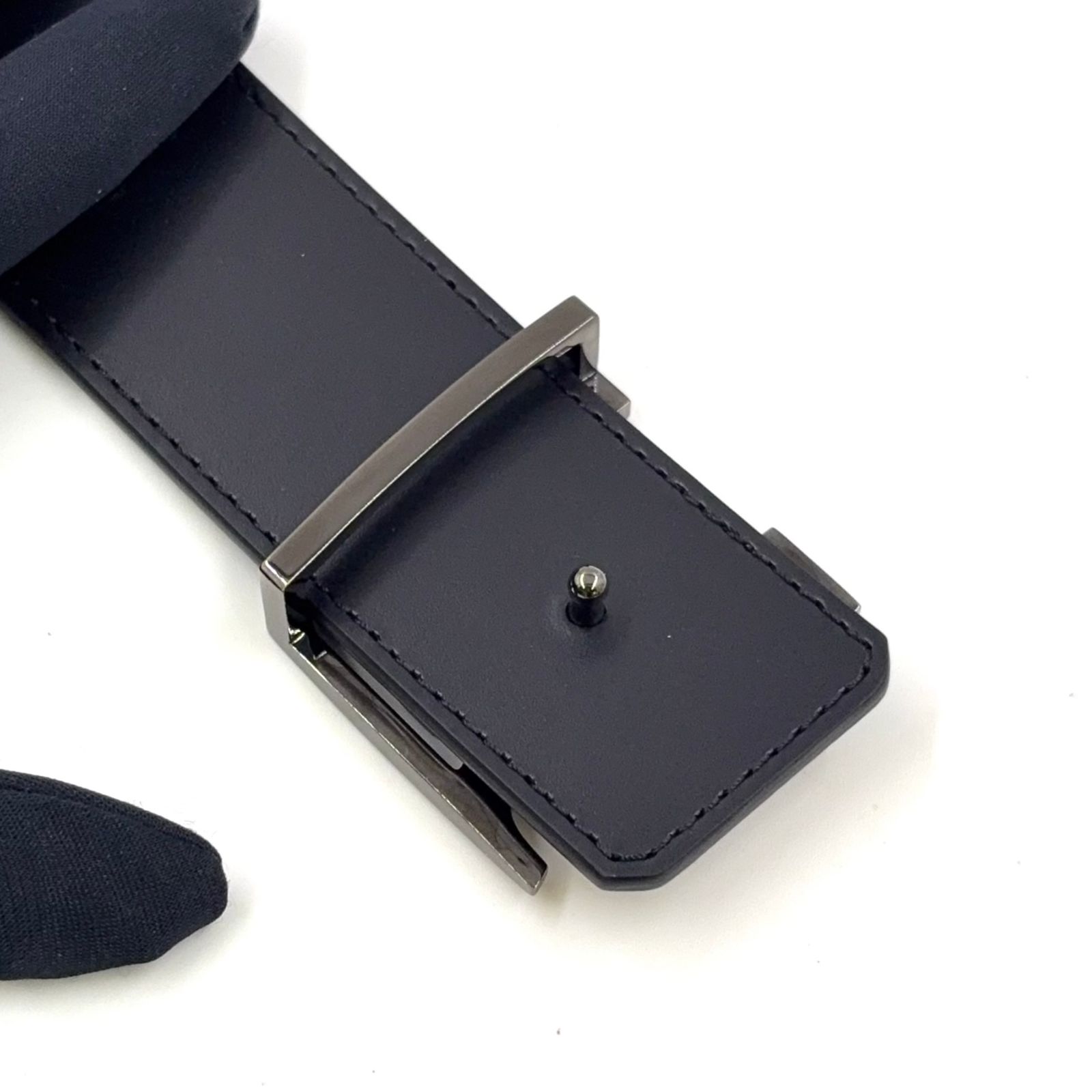 LOUIS VUITTON イニシャル モノグラム リバーシブル レザー×PVC