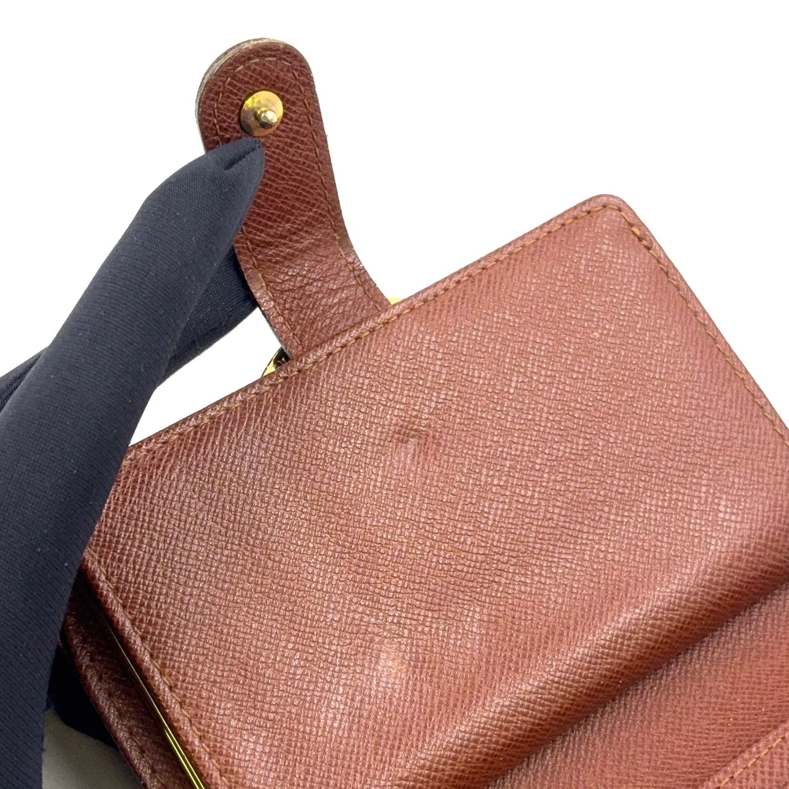 LOUIS VUITTON ポルトフォイユ ヴィエノワ モノグラム PVC ブラウン 二