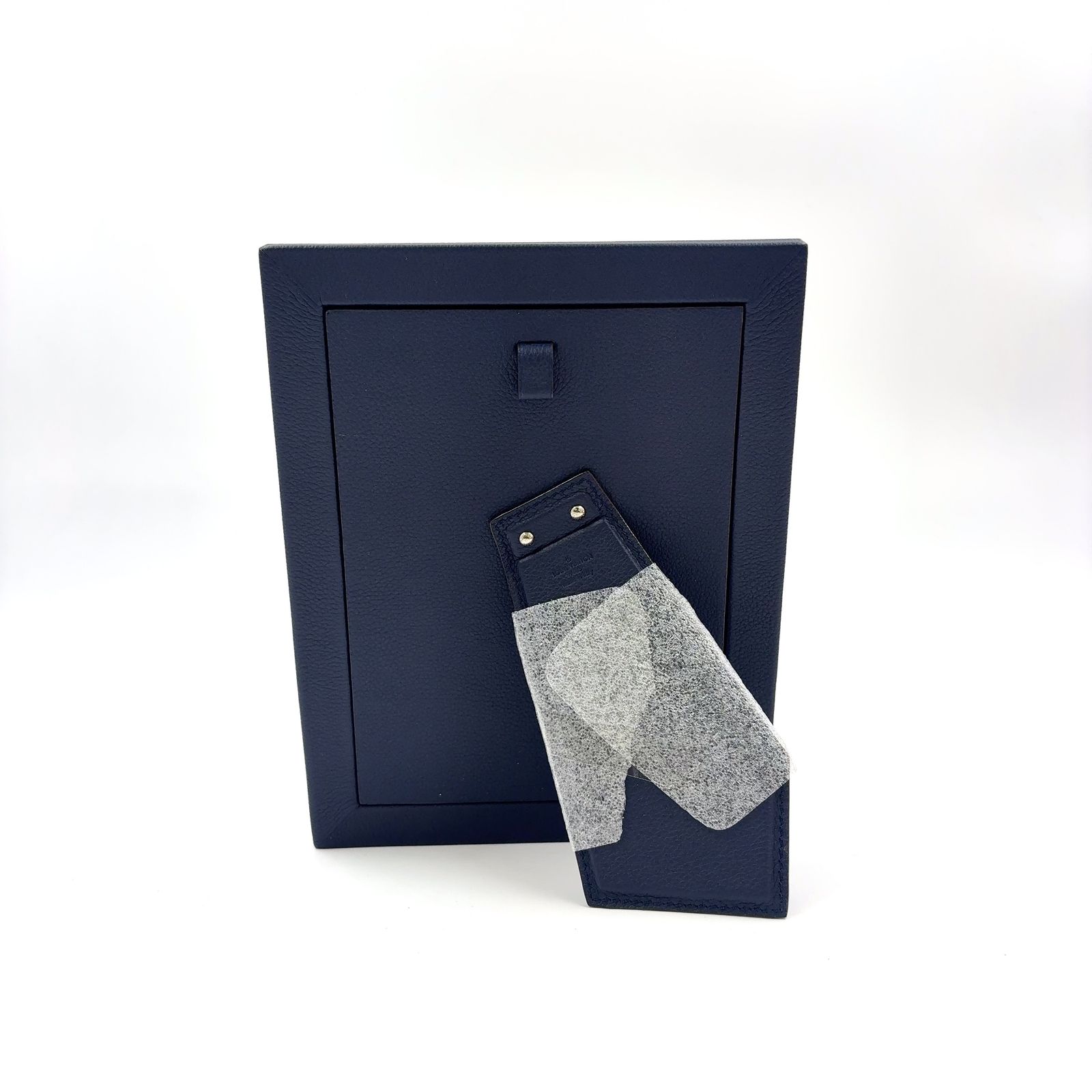 LOUIS VUITTON カードゥル・フォト・アンリ MM レザー ネイビー フォト