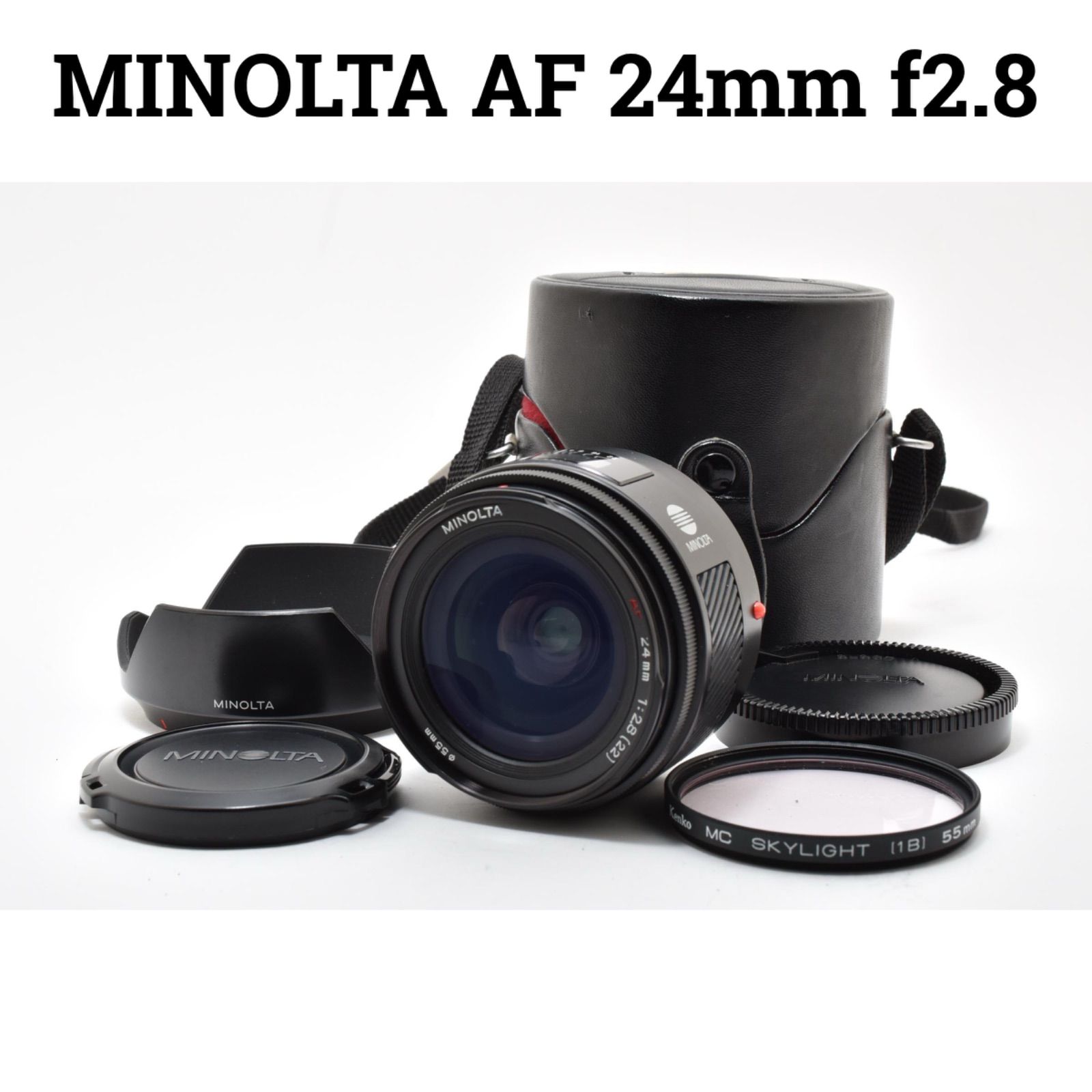 ミノルタ MINOLTA AF 24mm f2.8 単焦点レンズ - メルカリ