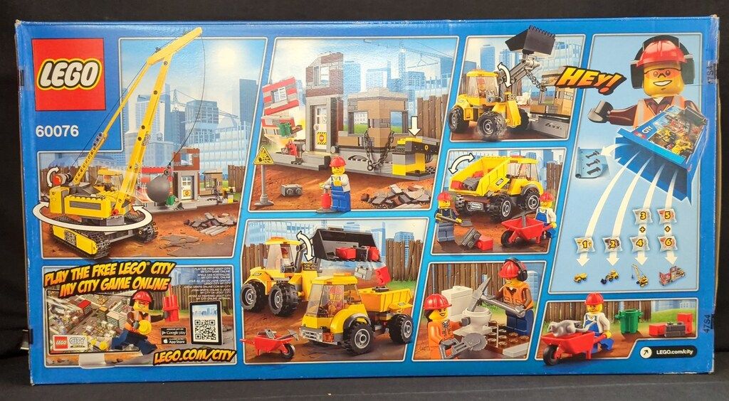 LEGO CITY ビル解体工事現場 60076