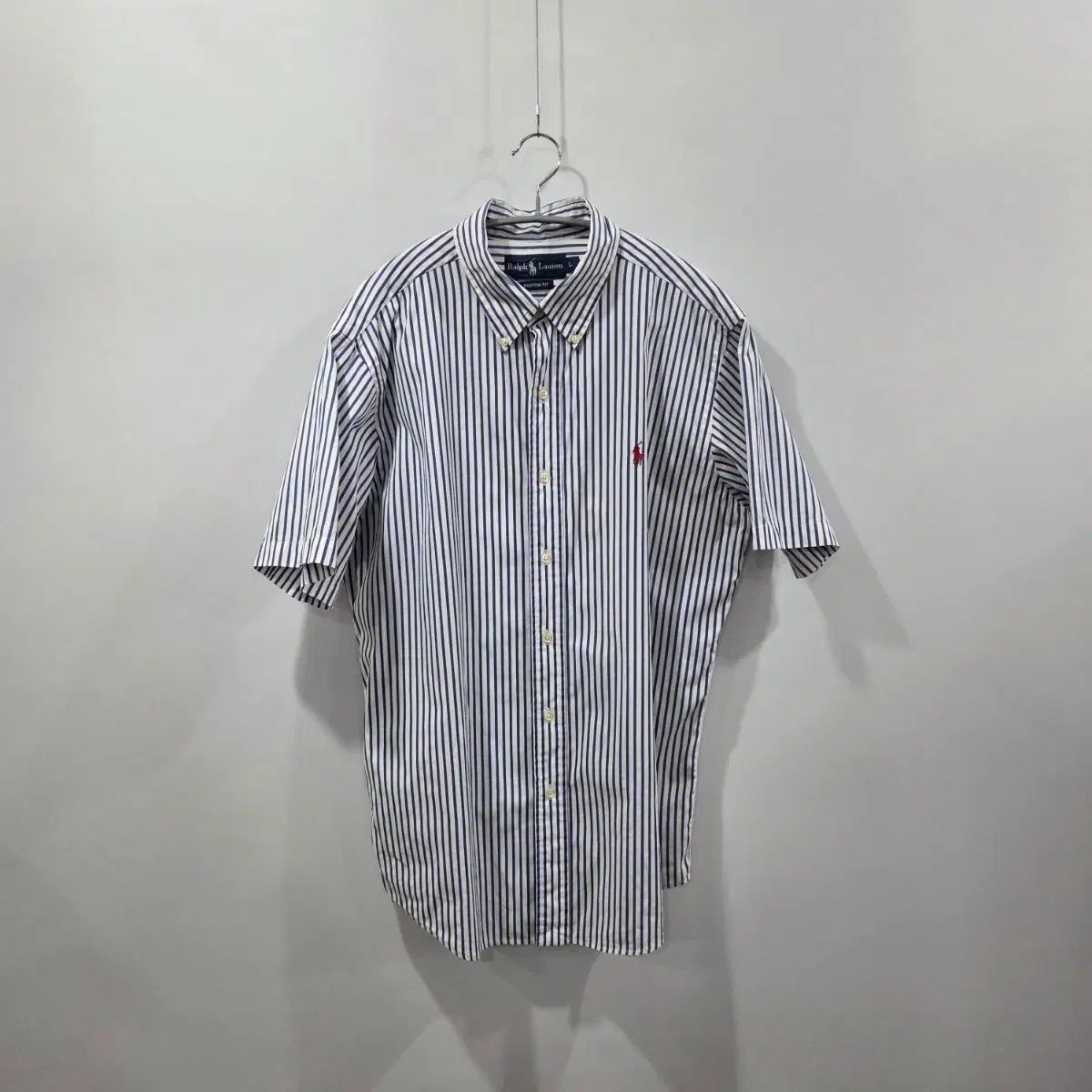 ラルフローレン ストライプ Ralph Lauren 半袖 - POLO 00s ボタン 