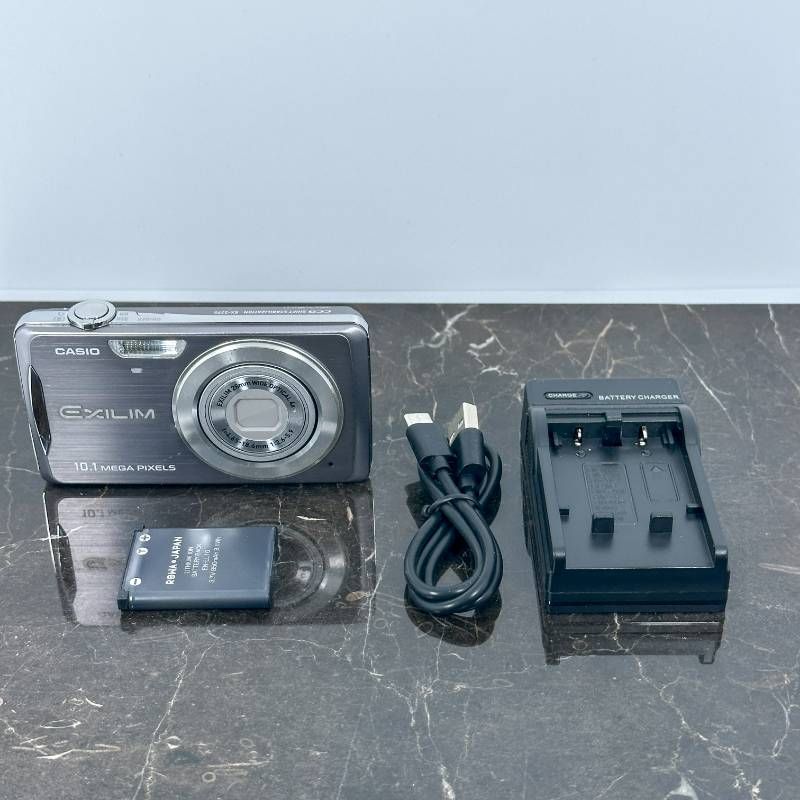 美品】CASIO EXILIM EX-Z270 グレー コンパクトデジタルカメラ 1010万