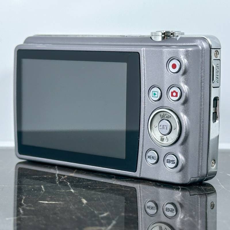 美品】CASIO EXILIM EX-Z270 グレー コンパクトデジタルカメラ 1010万