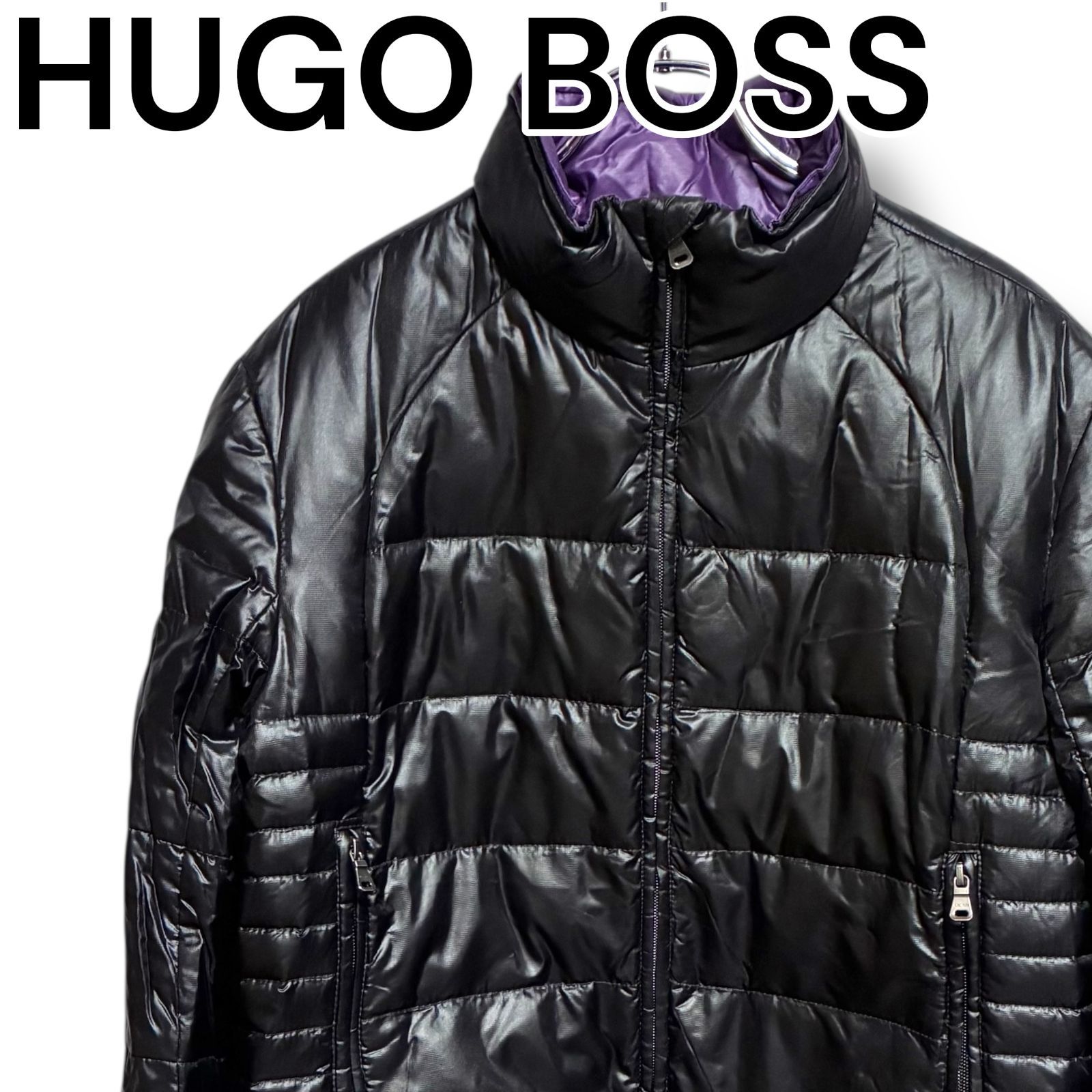 HUGO BOSS ダウンジャケット ブラック　XL 　新品未使用 ヒューゴボス ダウンジャケット ブラック メンズ SIZE 52 HUGO BOSS
