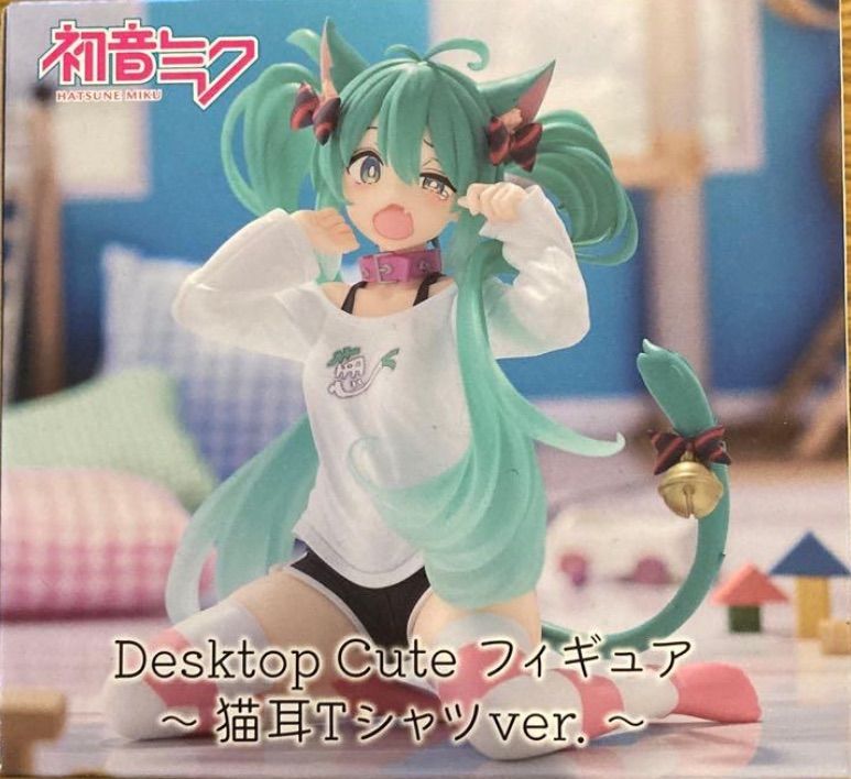 初音ミク Desktop Cute フィギュア 猫耳Tシャツver. - メルカリ