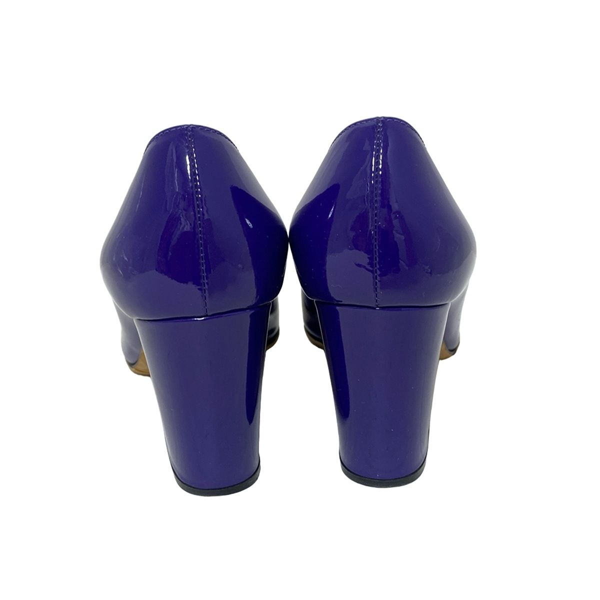 美品　セルジオロッシ　24.5　sr1　パンプス　パープル　スエード　イタリア製 美品セルジオロッシ24.5sr1パンプスパープルスエードイタリア製