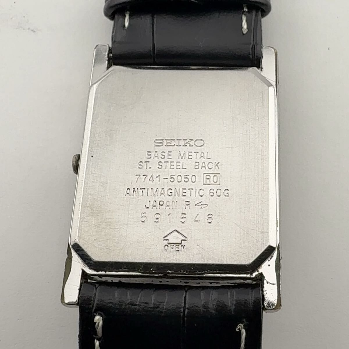 SEIKO 7741-5050 セイコー DOLCE ドルチェ クォーツ スクエア 腕時計