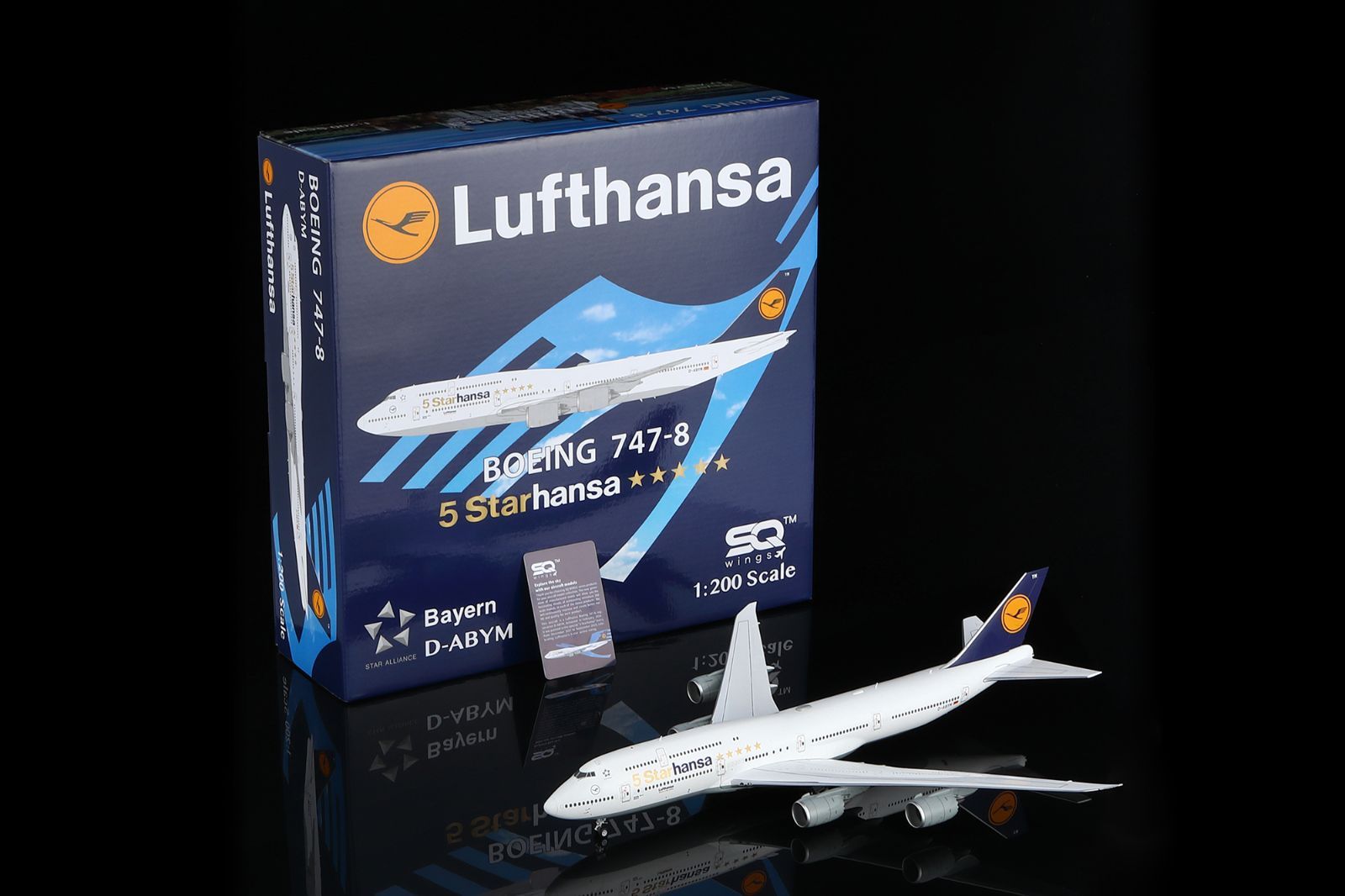 SQwings ルフトハンザ 747-8 D-ABYM 1/200 L2110 - メルカリ