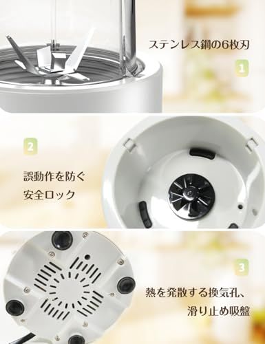 送料無料】【新機種 女性に優しい】Happilaff ミキサー ジューサー