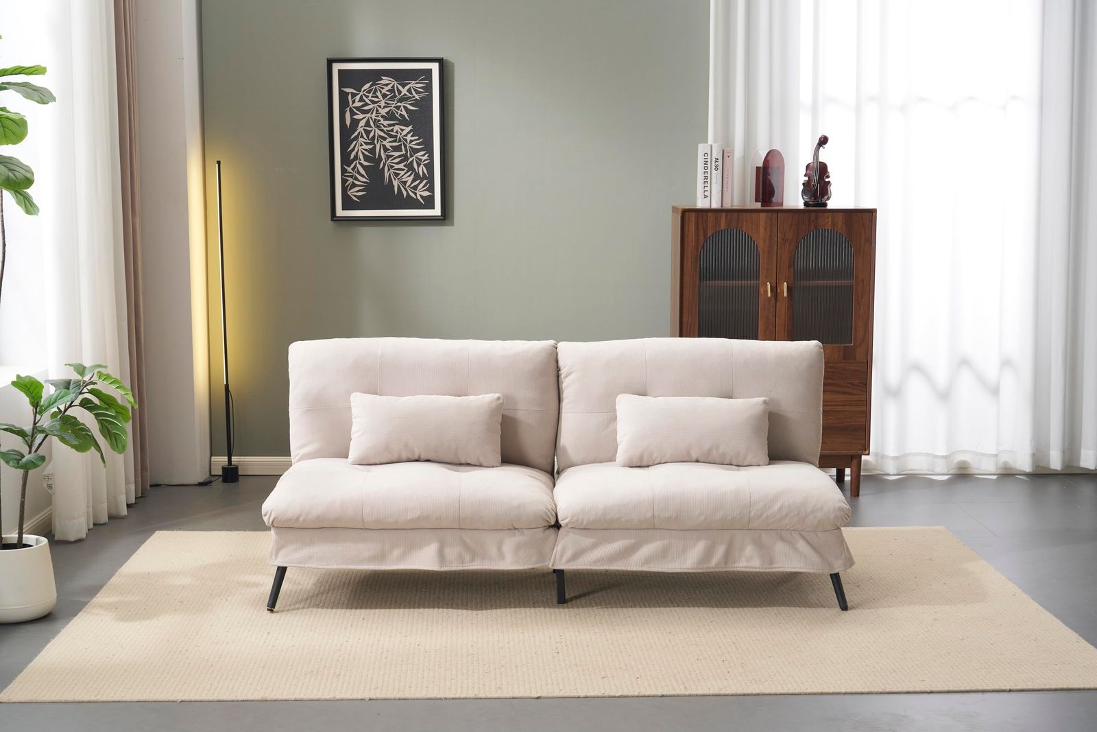 新品 オーエスジェイ(OSJ) ソファー ソファーベッド ソファ 2人掛け