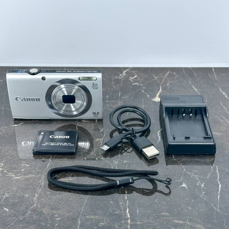 美品】Canon PowerShot A2400 IS コンパクトデジタルカメラ 1600万画素
