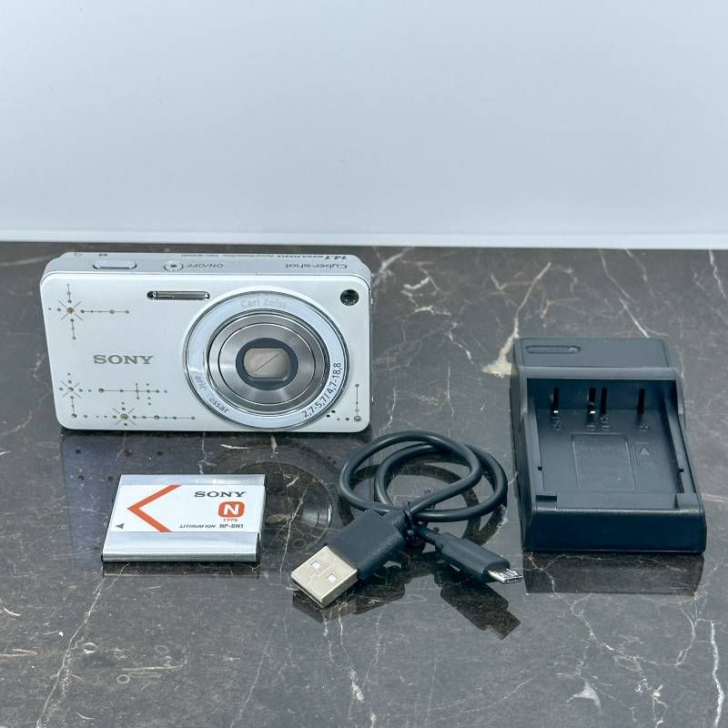美品】SONY Cyber-shot DSC-W350D プレシャスホワイト コンパクト