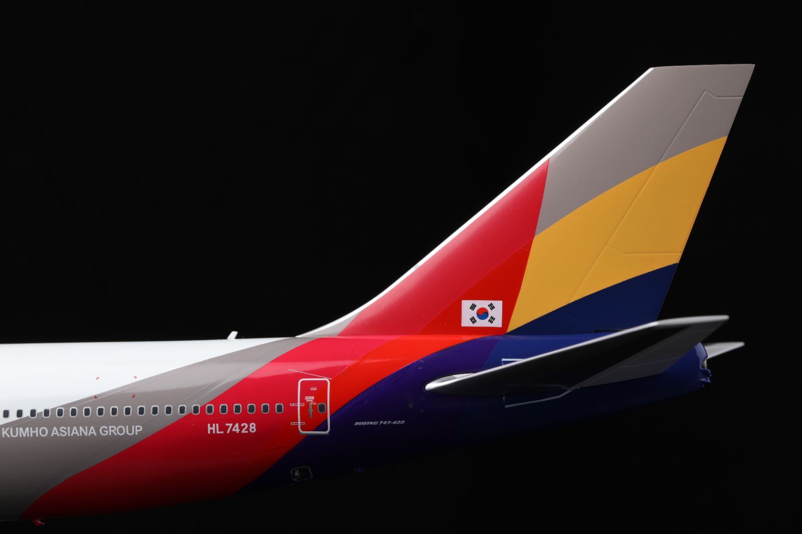SQwings アシアナ航空 747-400 HL7428 1/200 L2003 - メルカリ