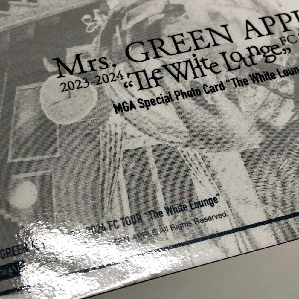 Mrs. GREEN APPLE The White Lounge フォトカード Mrs GREEN APPLE ホワイトラウンジ フォトカード 10点①｜Yahoo!フリマ