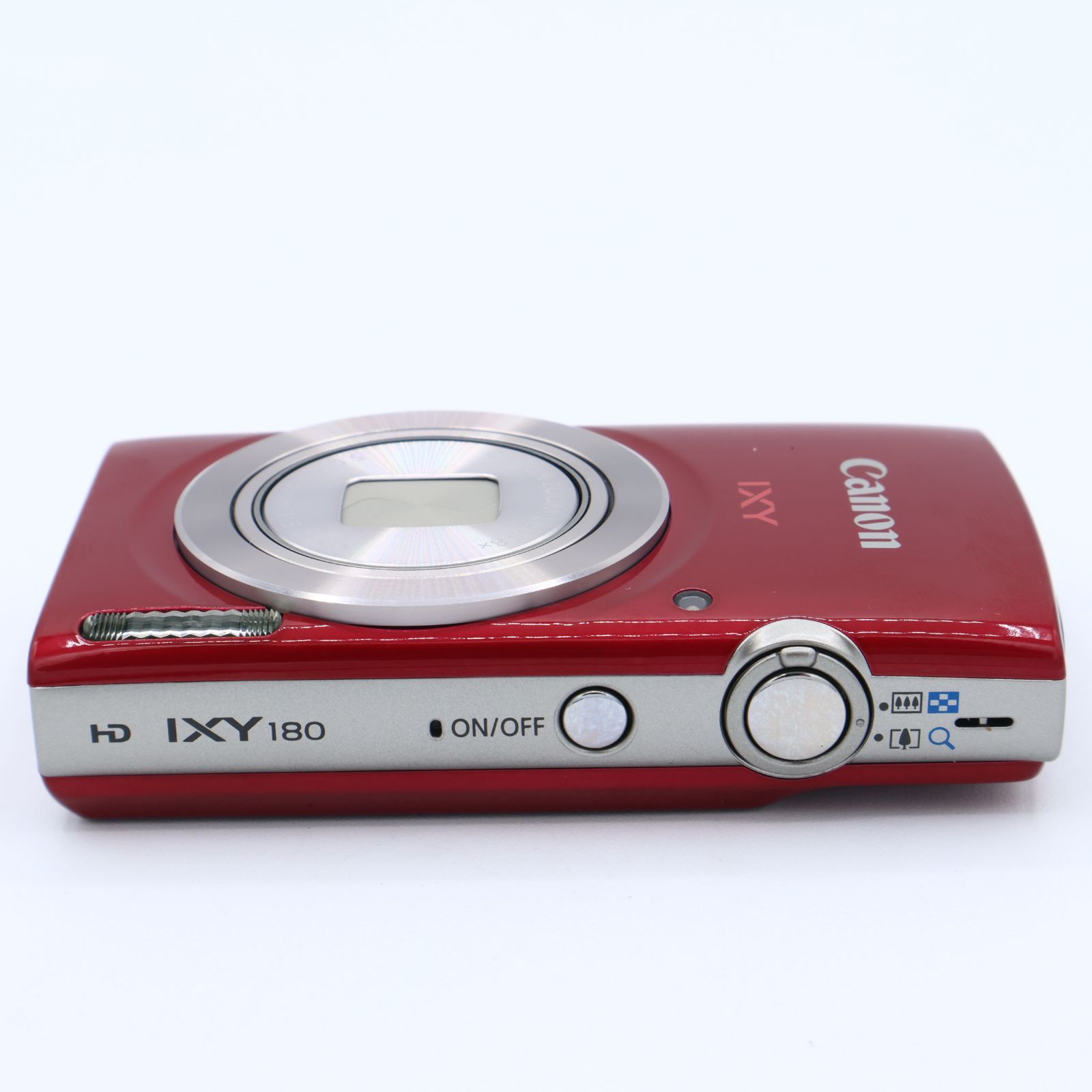 Canon キヤノン デジタルカメラ IXY 180 レッド 光学8倍ズーム