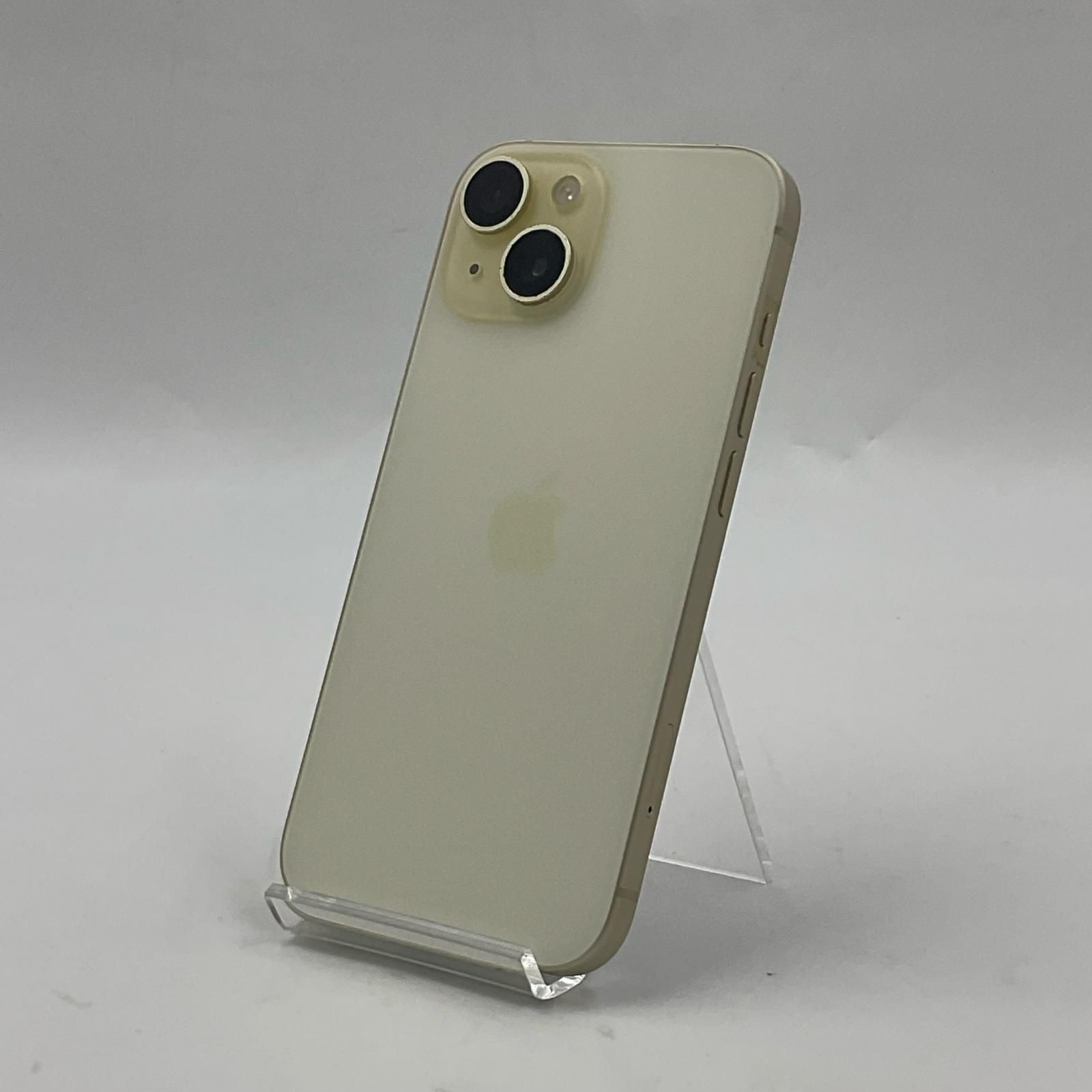 iPhone 15 512GB イエロー SIMフリー 白ロム 動作確認済 85%【全額返金