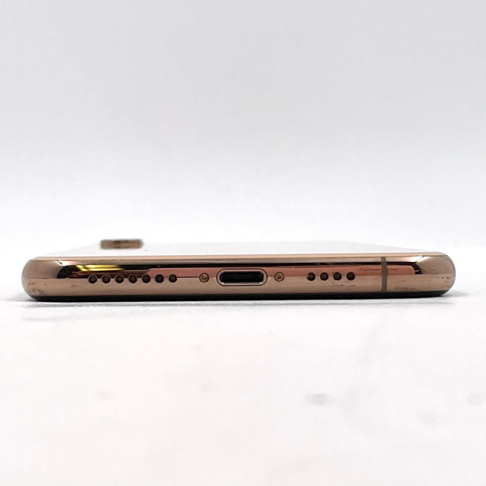 iPhone XS Max 256GB ゴールド au 白ロム 動作確認済 80%【全額返金