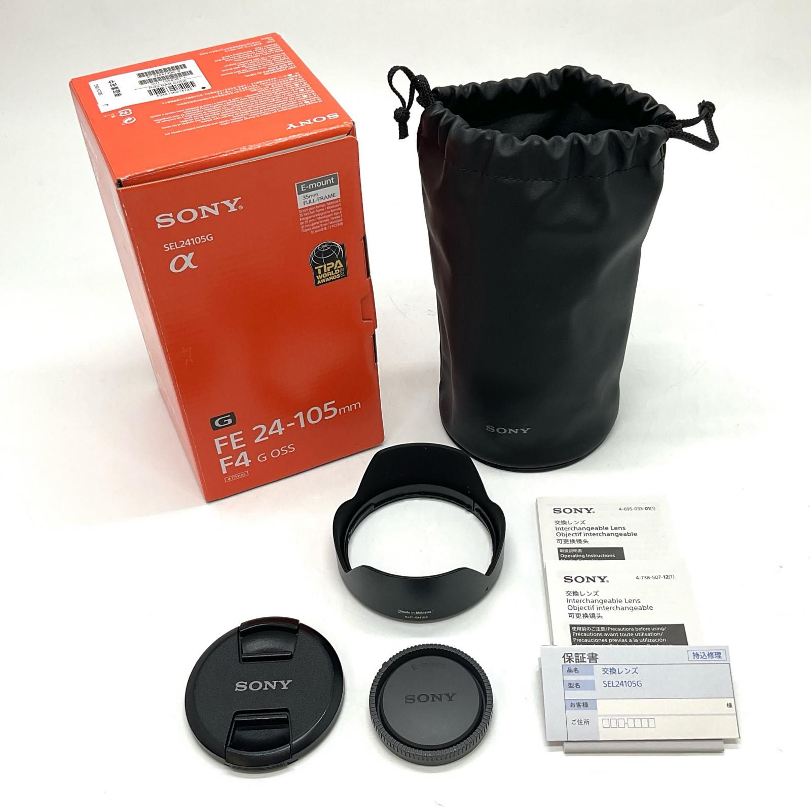 全額返金保証】【最速発送】Sony FE 24-105mm F4 G OSS SEL24105G 美品