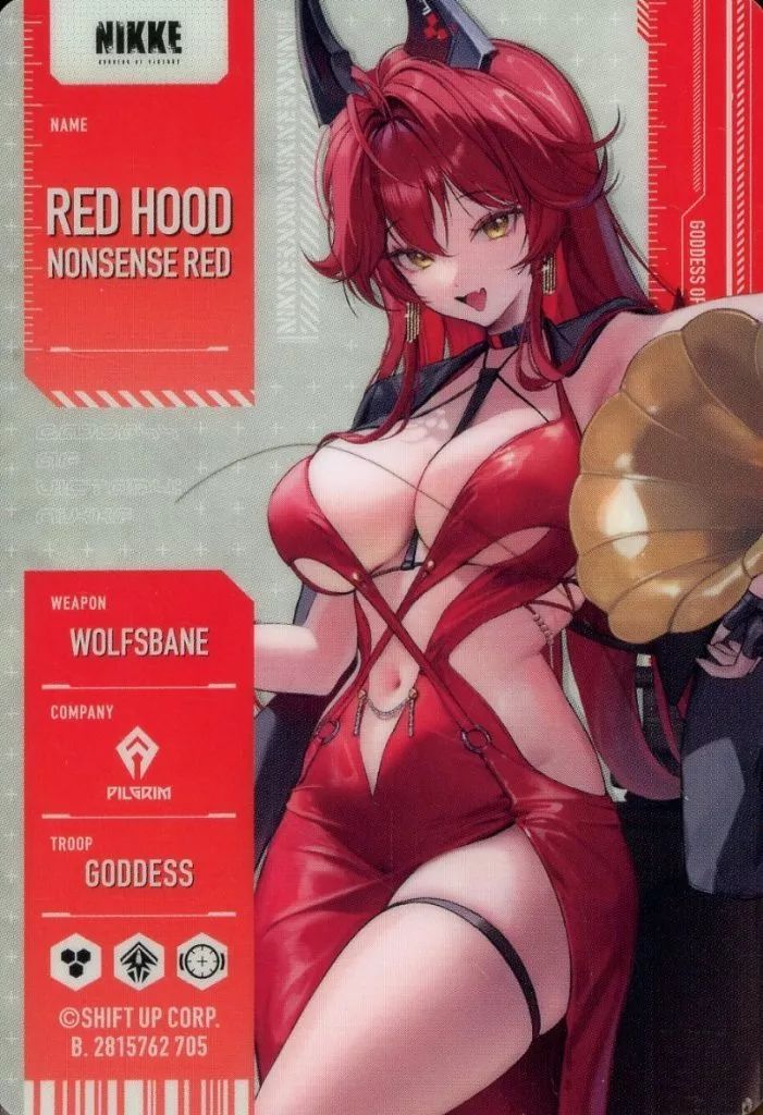 中古】キャラカード レッドフード：ナンセンスレッド 「勝利の女神