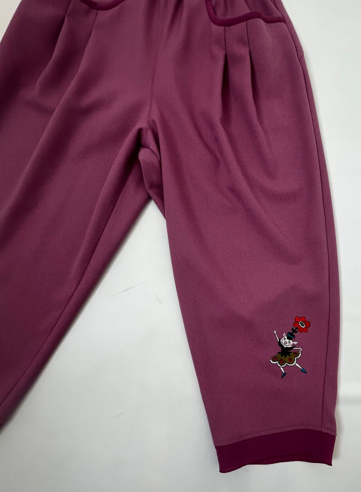 新品 オレボレブラ/アルベロベロ♡刺繍パンツ パープル オレボレブララ様専用 新品 オレボレブラ/アルベロベロ♡刺繍パンツ
