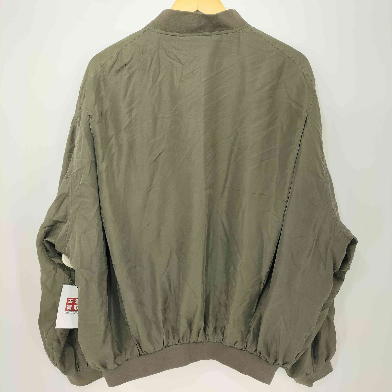 ペリーエリス PERRY ELLIS 90s シルク100 ジップアップ ブルゾン