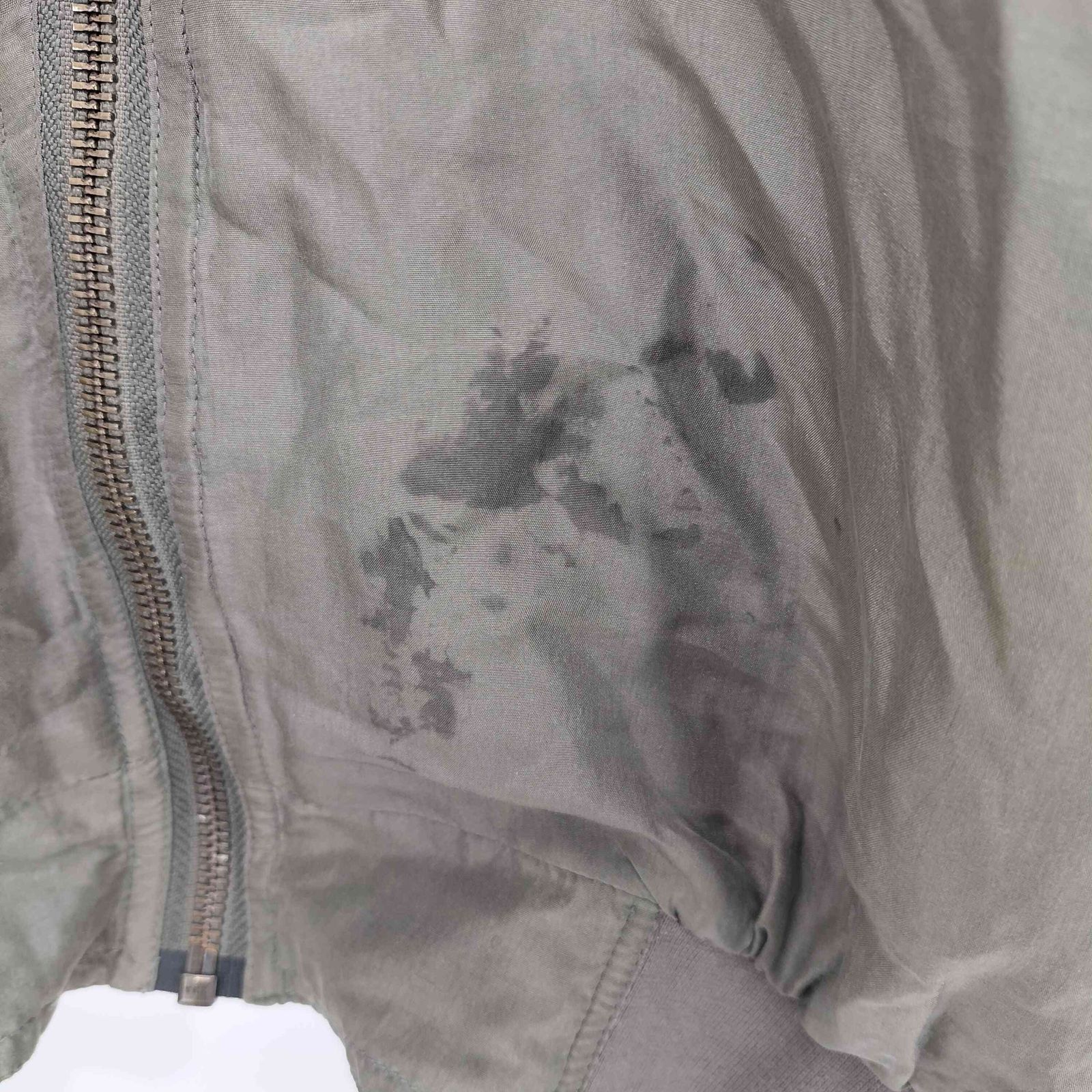 ペリーエリス PERRY ELLIS 90s シルク100 ジップアップ ブルゾン