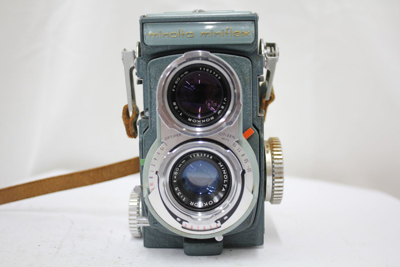 訳あり品】 【希少】 ミノルタ Minolta miniflex Rokkor 60mm F3.5 二