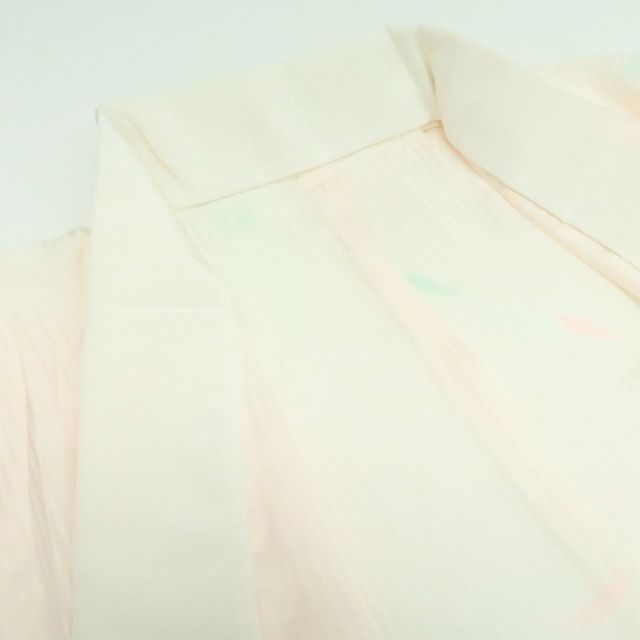 百華❀Y4442◇新品 単衣 正絹 袖無双 仕付け糸・半襟付 手縫い仕立て