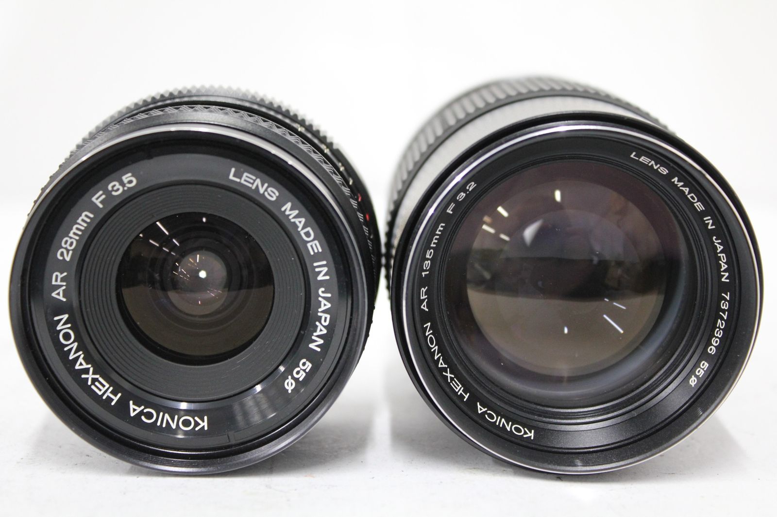 返品保証】 【2点まとめ売り】コニカ KONICA HEXANON AR 135mm F3.2